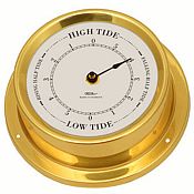 Brass tide only clock