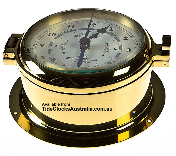 Brass Tide Clock