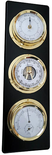 Brass weather station